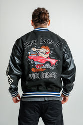 GEACA BOMBER NEGRU "WILD GARAGE"